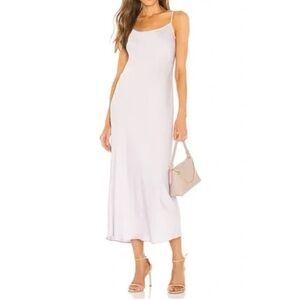 All Saints Lilac Purple Long Slip Dress